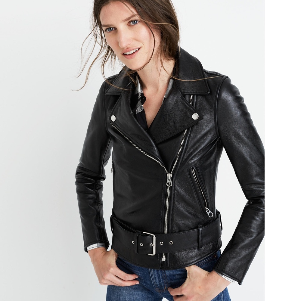 Madewell Ultimate Leather Motorcycle Jacket XS
